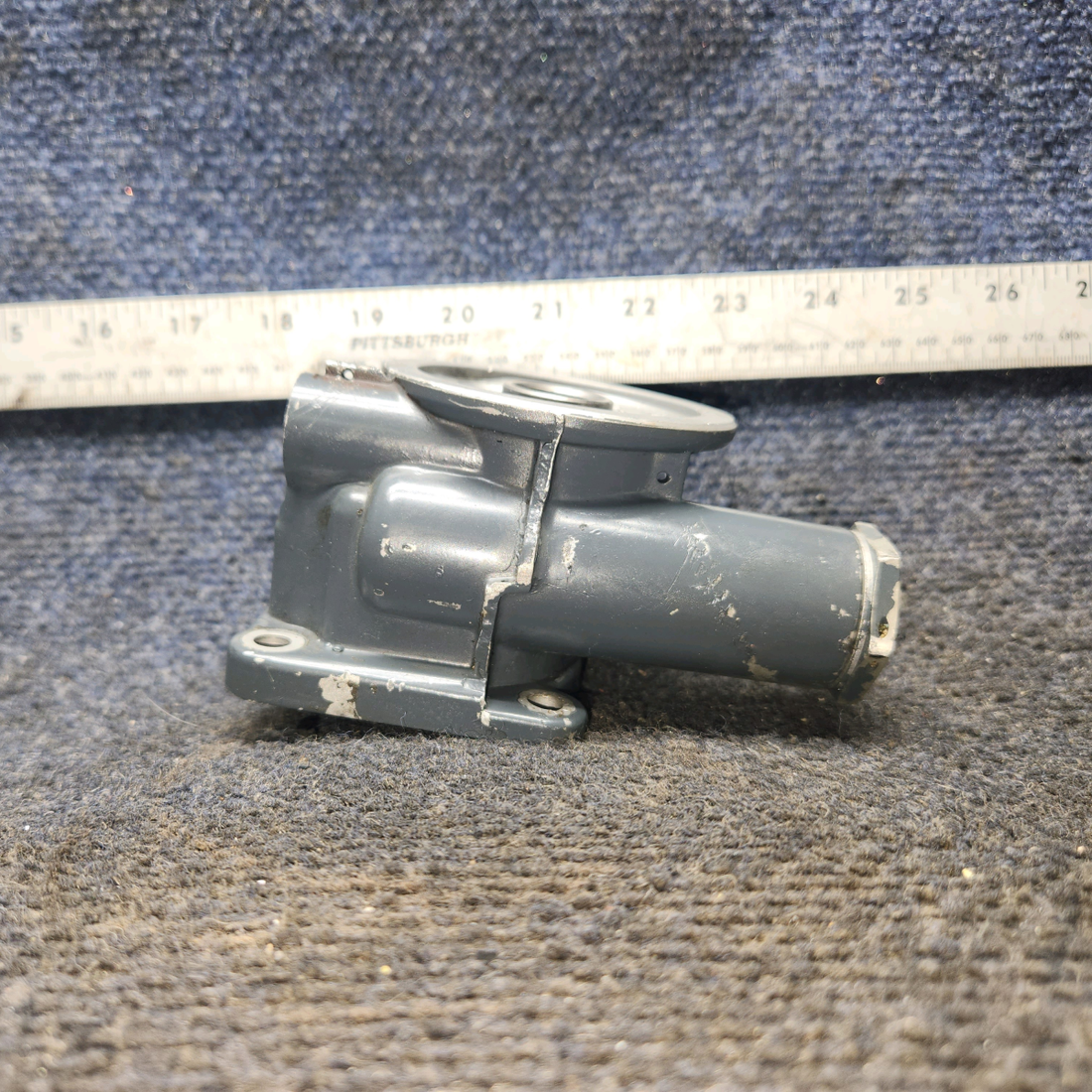 Used aircraft parts for sale, 77852 Lycoming O-320 Piper PA28-161 Oil Filter Base Assembly with Vernatherm Valve