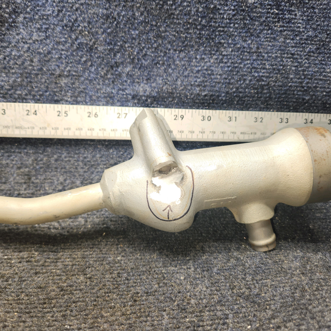 Used aircraft parts for sale, 549403 Continental Oil Filler w/ Breather