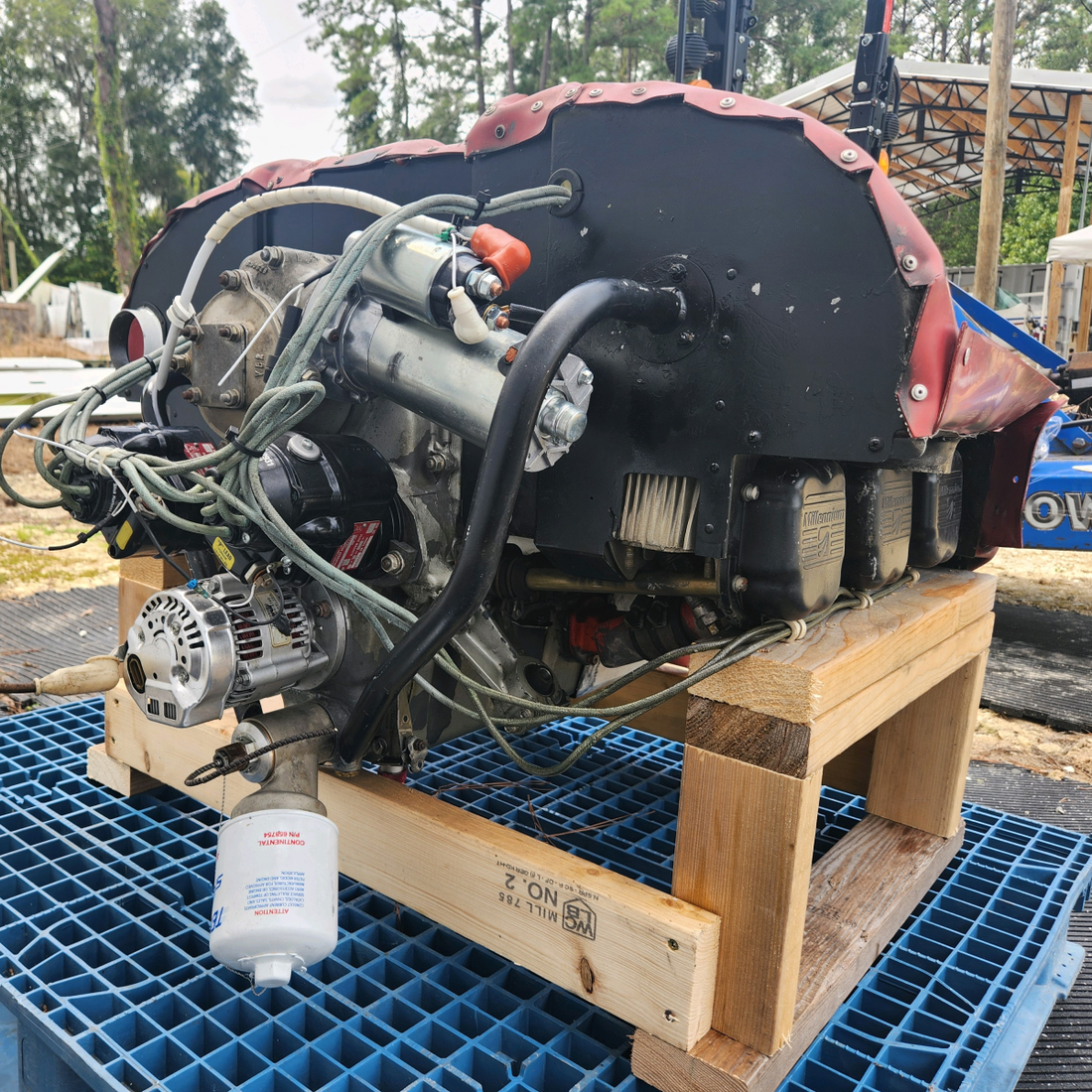 Used aircraft parts for sale, O-300-D Continental O-300-D Cessna 172E Aircraft Engine "Light Prop-Strike"