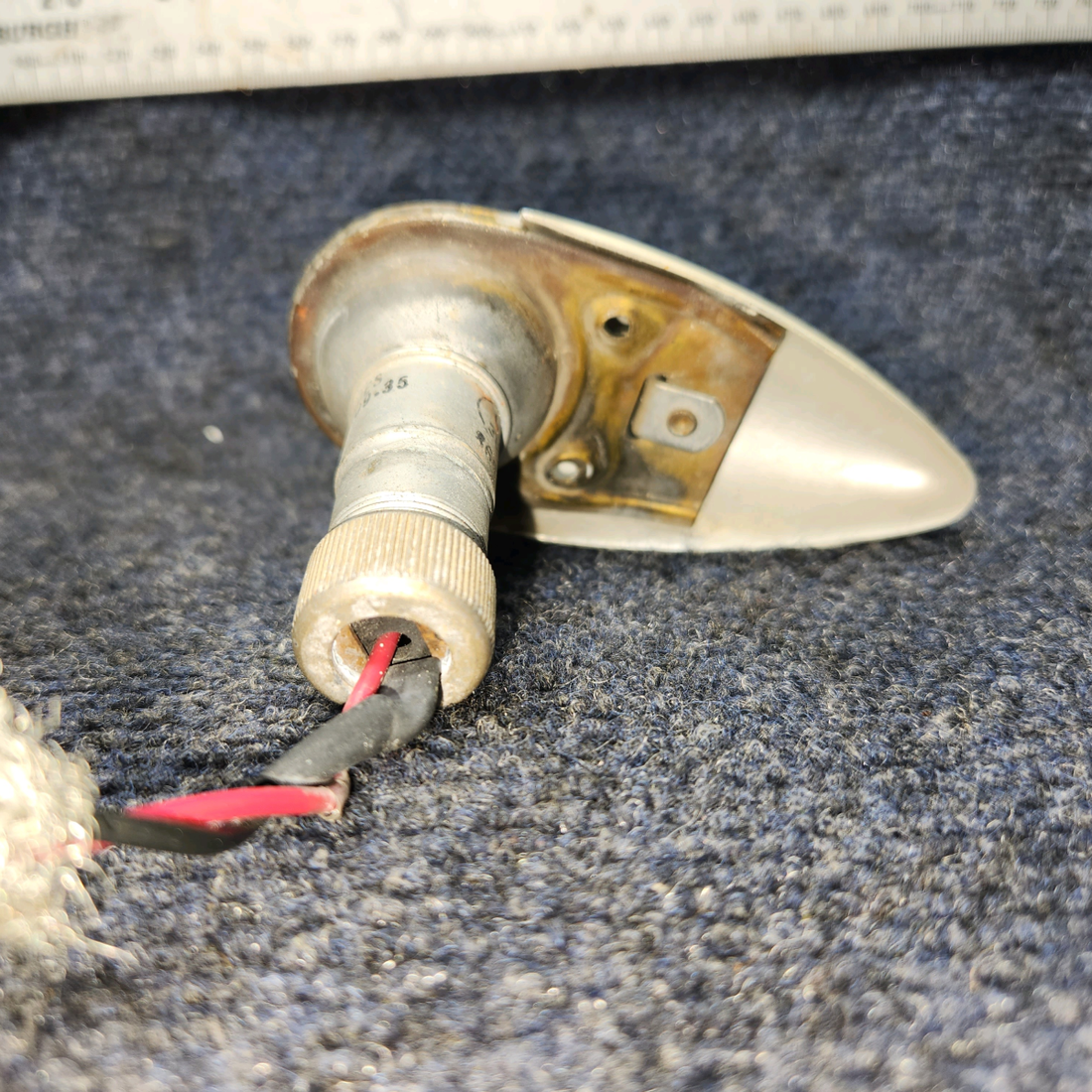 Used aircraft parts for sale, 30-0009-35 GRIMES CESSNA 172K WING NAVIGATION LIGHT "NO LENS" LED LIGHTS"