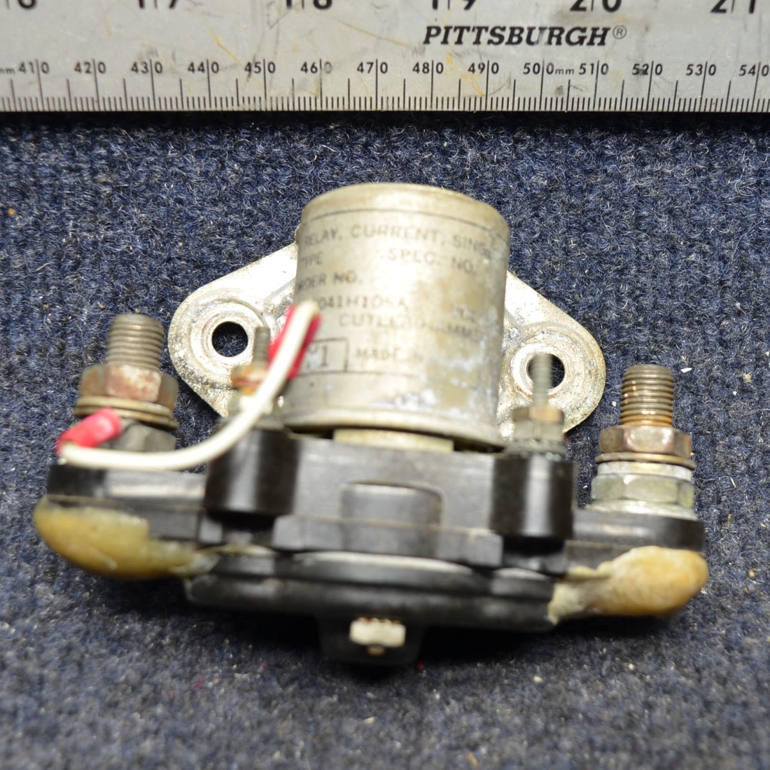 Used aircraft parts for sale, 6041H105A Cessna C175 CUTLER-HAMMER RELAY 12 VOLTS