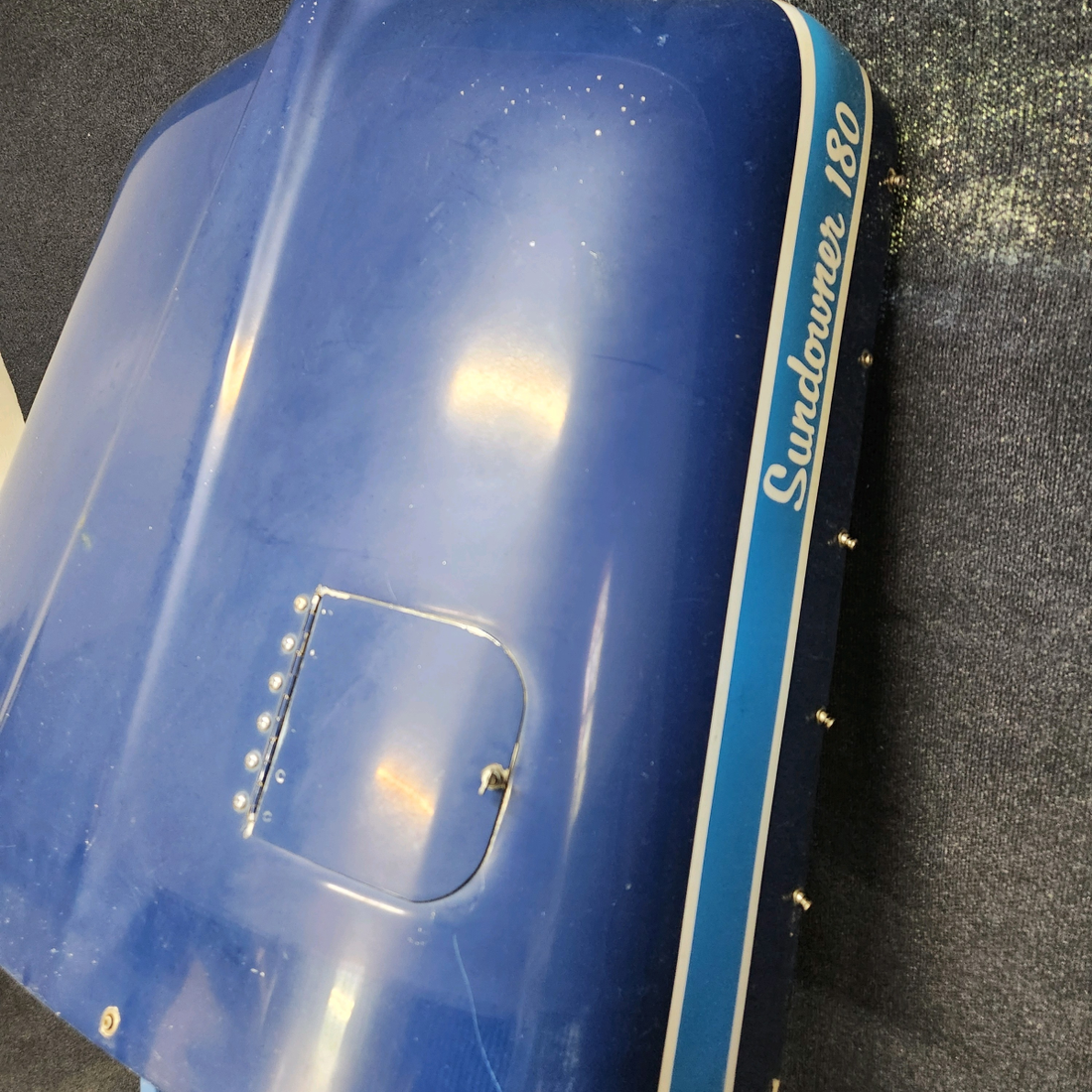 Used aircraft parts for sale, 169-910056-195 Beechcraft C23 SUNDOWNER UPPER COWLING ASSEMBLY