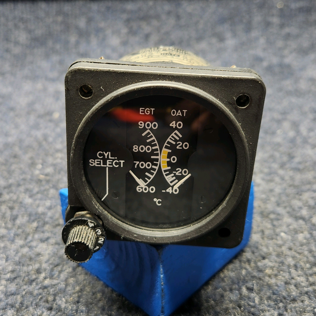 Used aircraft parts for sale, 0223-003 Mooney M20J OAT/EGT GAUGE W/. EGT PROBES - NO OAT PROBE