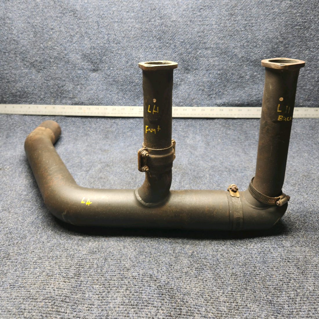 Used aircraft parts for sale, 2454000-16, 2454000-17 CESSNA C172RG EXHAUST RISER WELD ASSEMBLY