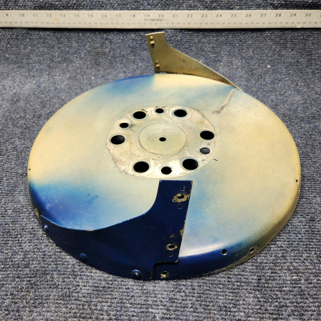 Used aircraft parts for sale, D4254 Beechcraft C23 SUNDOWNER AFT SPINNER BULKHEAD ASSEMBLY