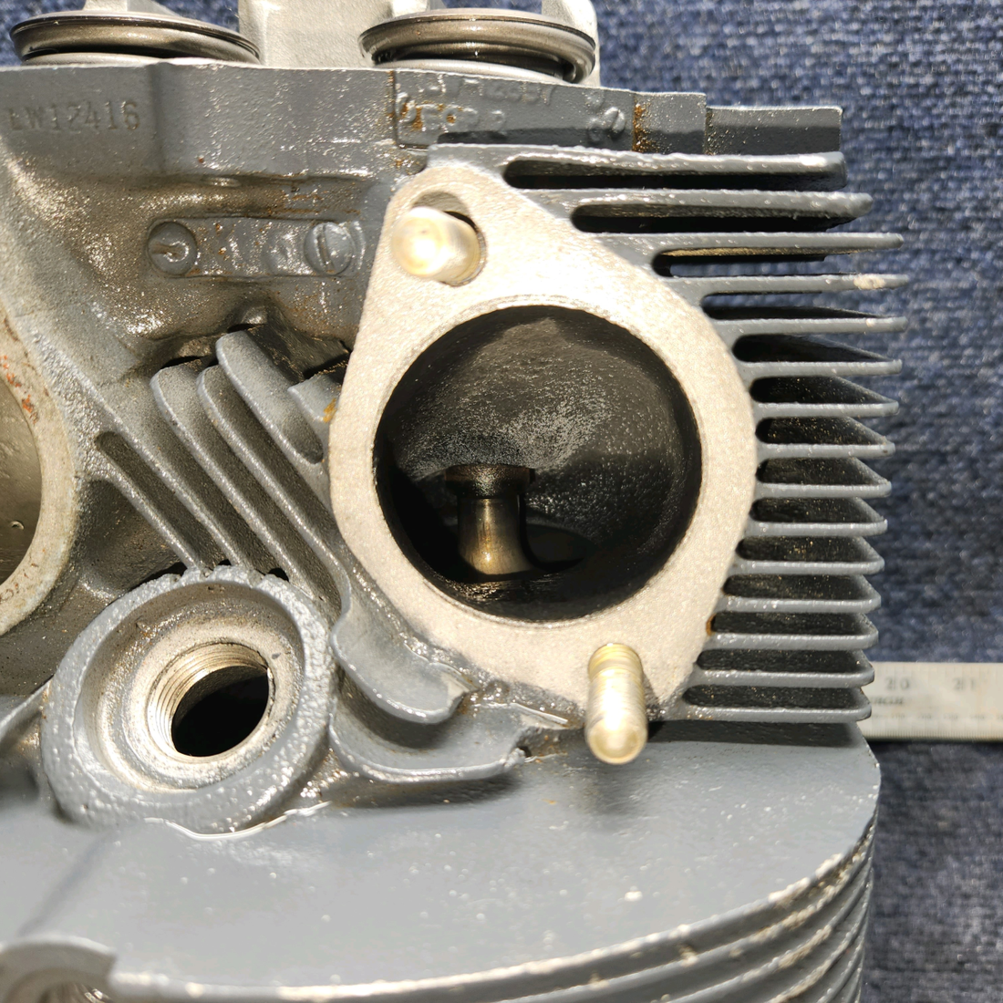 Used aircraft parts for sale, LW12416 Lycoming CESSNA 172K CYLINDER WIDE DECK USED IN O-320 SERIES CHROME -10 HRS ONLY