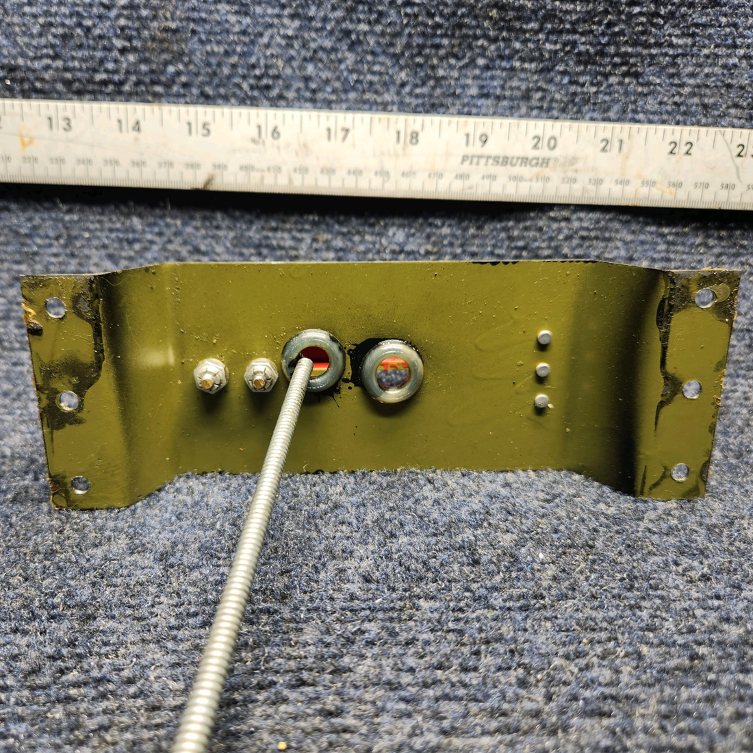 Used aircraft parts for sale, 560249-005, 560249-001 Mooney M20J EMERGENCY GEAR RELEASE HANDLE ASSEMBLY W CABLE