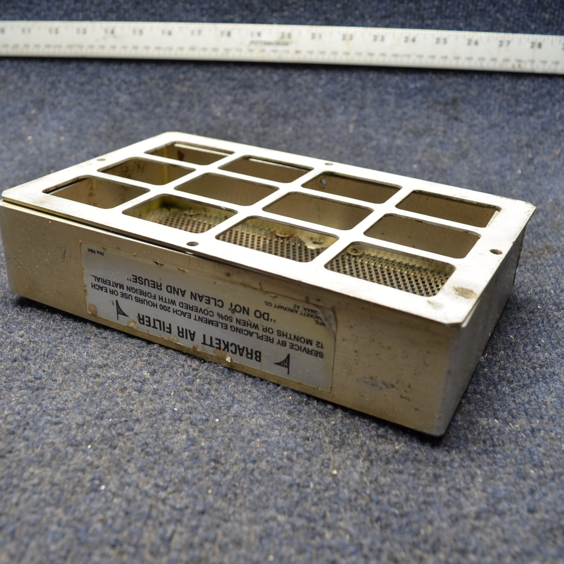 Used aircraft parts for sale, BA-5810 Cessna 172RG BRACKETT AIR FILTER BOX