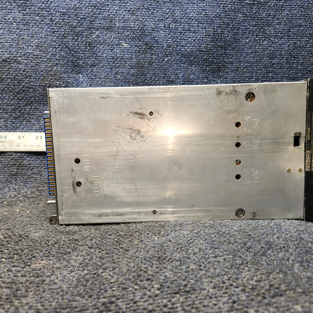 Used aircraft parts for sale, 069-1020-00 King KX-170B MAC 1700 Piper PA28-161 Nav/Com with MAC 1700 Conversion, Includes Tray (14 Volts)