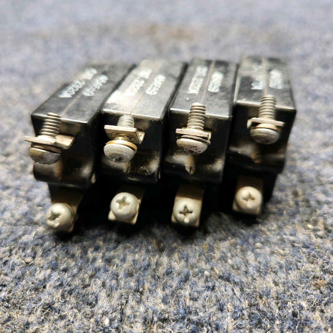 Used aircraft parts for sale, 454659 BEECHCRAFT F35 TYCO CIRCUIT BREAKER W23 SERIES PRICE PER EACH