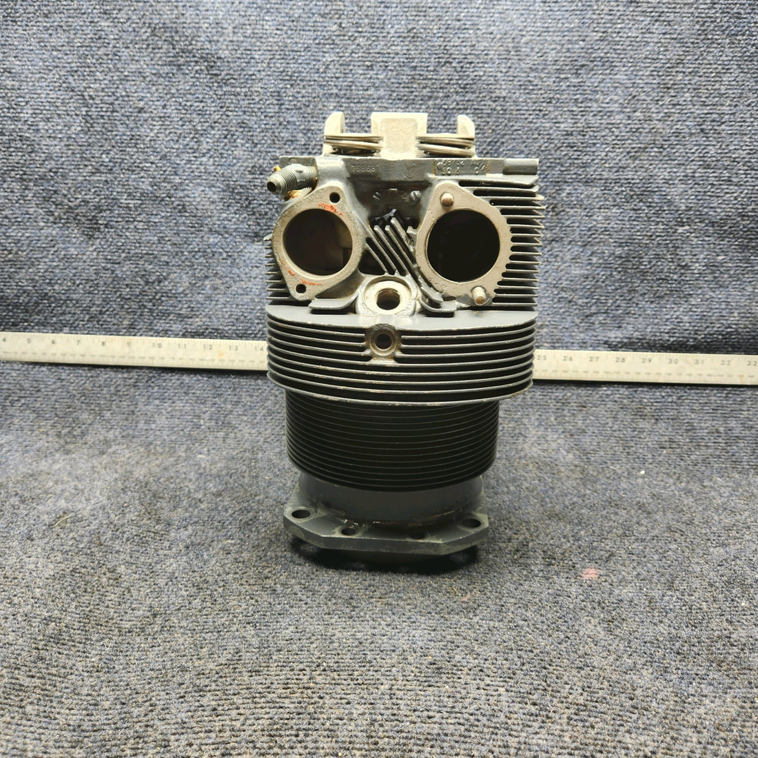 Used aircraft parts for sale, LW12416 Lycoming CESSNA 172K CYLINDER WIDE DECK USED IN O-320 SERIES CHROME -10 HRS ONLY