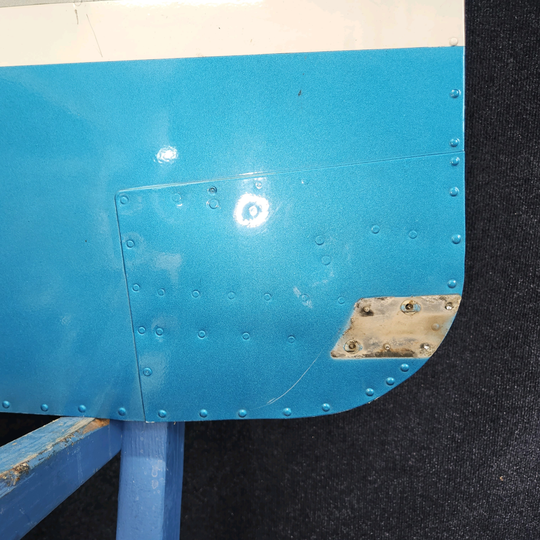 Used aircraft parts for sale, 79545-002 Piper PA28-161 Cabin Door Structure – Without Latch, Lock, and Hinges