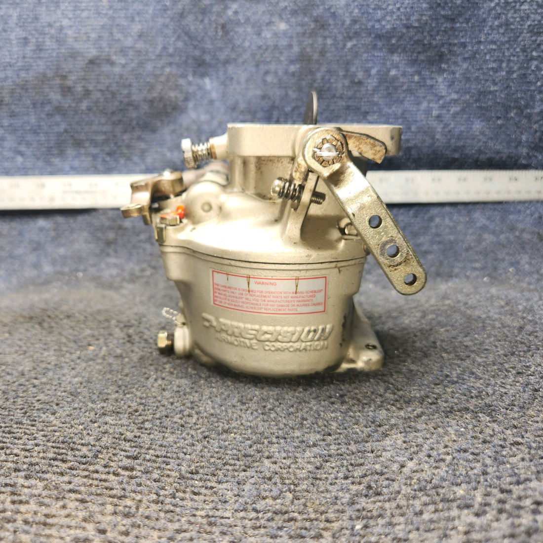 Used aircraft parts for sale, 61B26214 Precision Airmotive Corp MA-4SPA Piper PA28-161 Carburetor "Missing Data Tag"