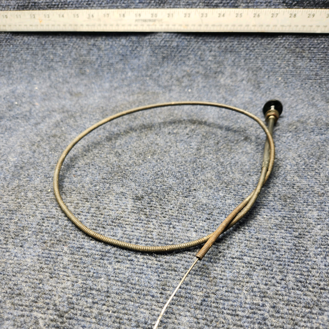 Used aircraft parts for sale, S1239-48 CESSNA C172RG CONTROL CABLE ASSEMBLY CABIN HEAT LENGTH: 39"