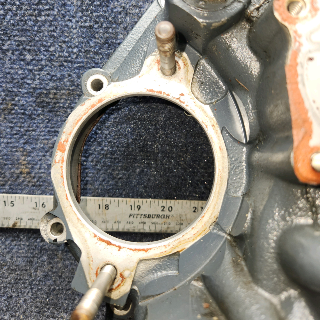Used aircraft parts for sale, 21A21533-04 Lycoming O-320 Piper PA28-161 Accessory  Housing Assy