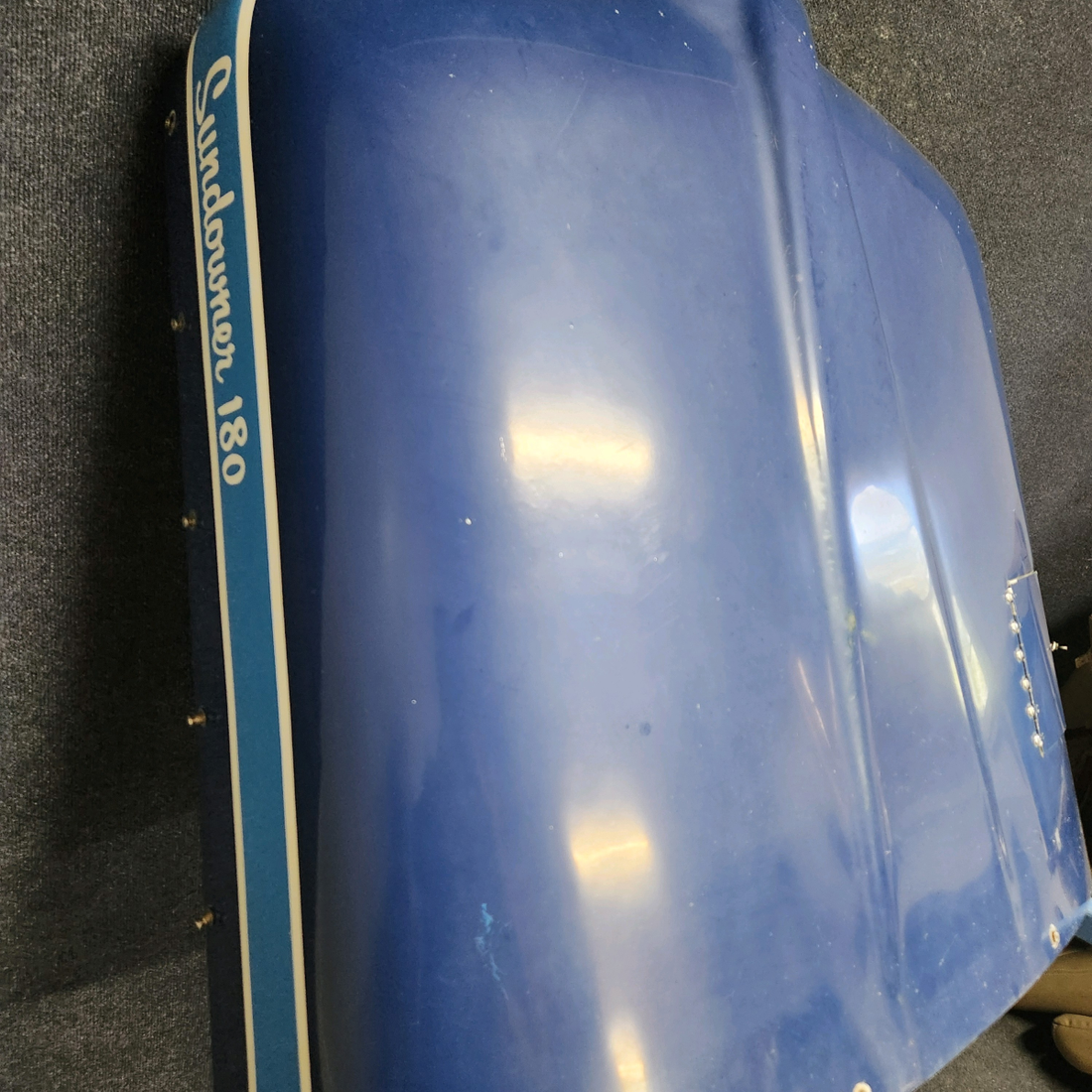 Used aircraft parts for sale, 169-910056-195 Beechcraft C23 SUNDOWNER UPPER COWLING ASSEMBLY