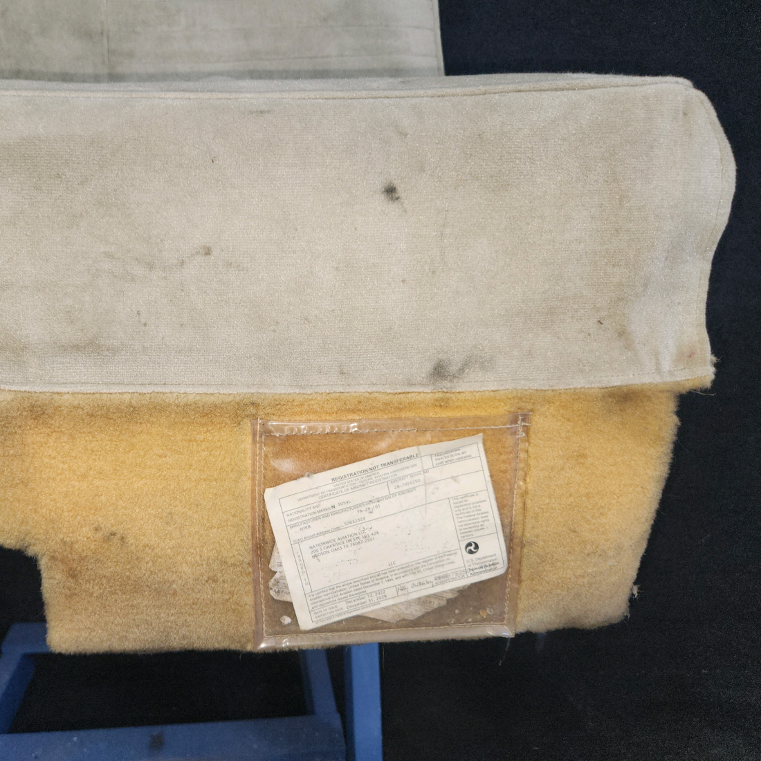 Used aircraft parts for sale, 35495-000, 35496-000 Piper PA28-161 Rear Seat Assembly