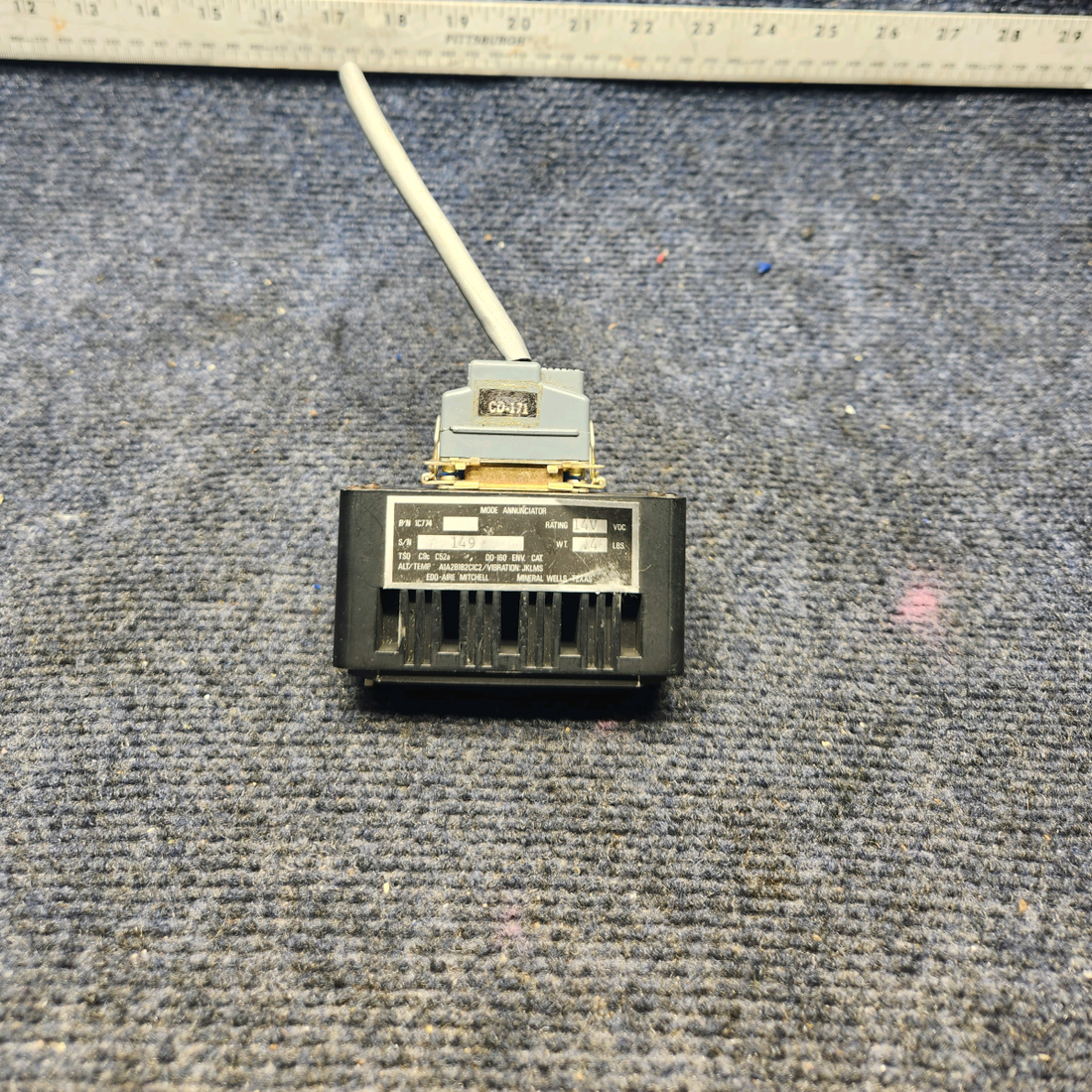 Used aircraft parts for sale, 1C774-1 Century Mooney M20K CENTURY FLIGHT ANNUNCIATOR