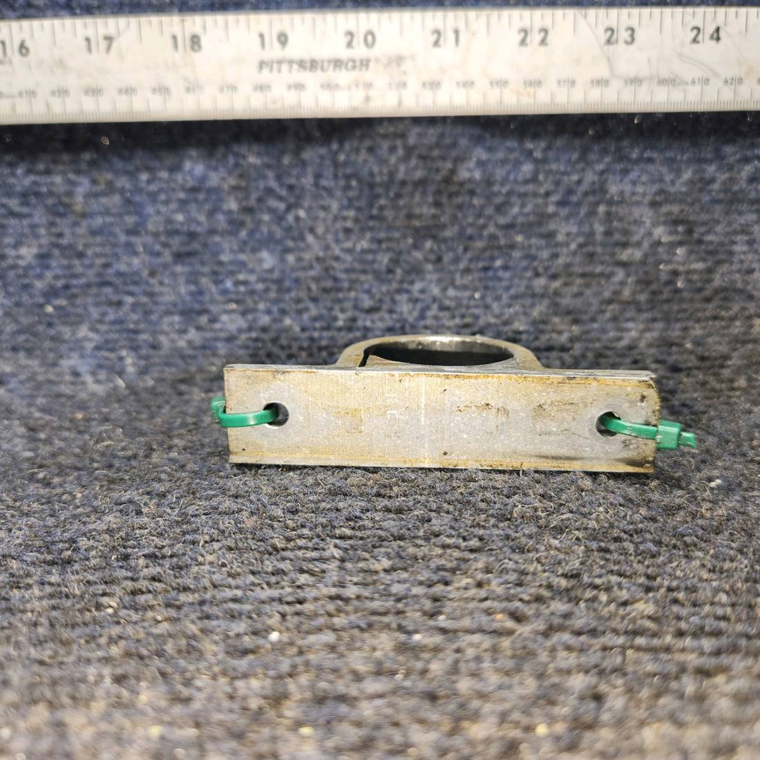 Used aircraft parts for sale, 35402-000 Piper PA28-161 Torque Shaft Support Clamp Assembly