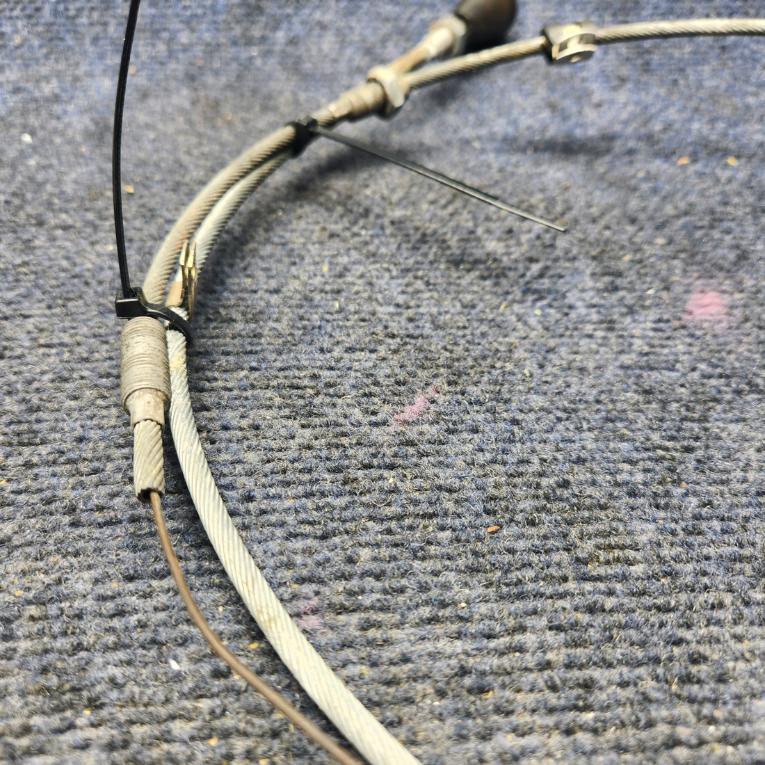 Used aircraft parts for sale, 640258-007 Mooney M20K CABIN HEAT CONTROL CABLE (LENGTH: 47")