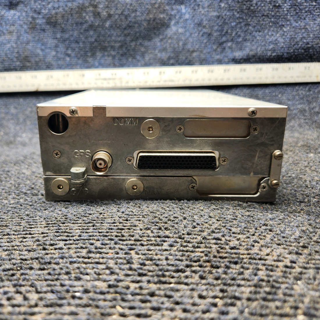 Used aircraft parts for sale, 011-01057-40 Garmin GNS 400W Piper PA28-161 GPS Receiver with Backplate and Connector (See Description)