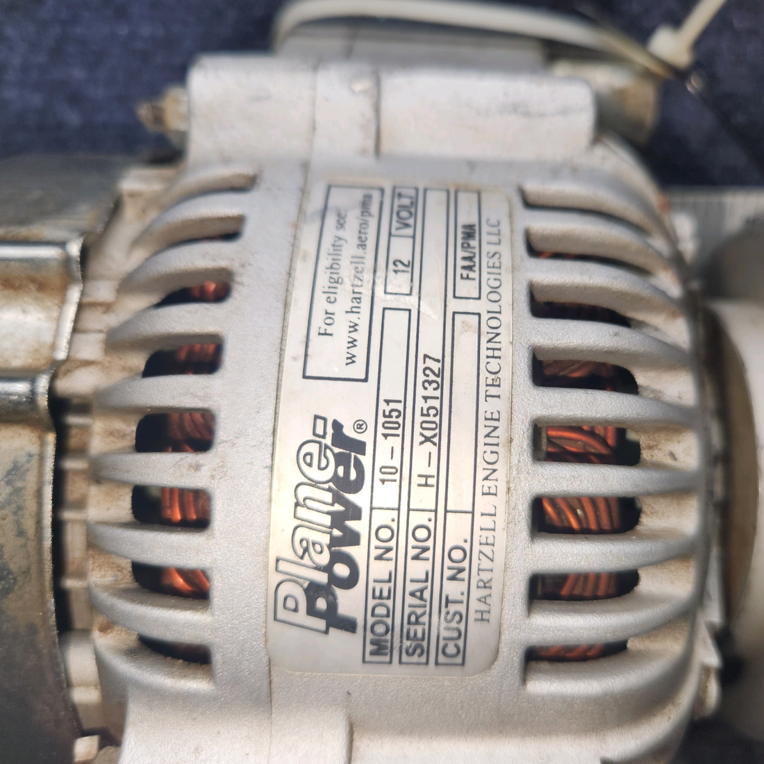 Used aircraft parts for sale, 10-1051 Plane Power 10-1051 Piper PA28-161 Engine Alternator Kit – 12 Volts