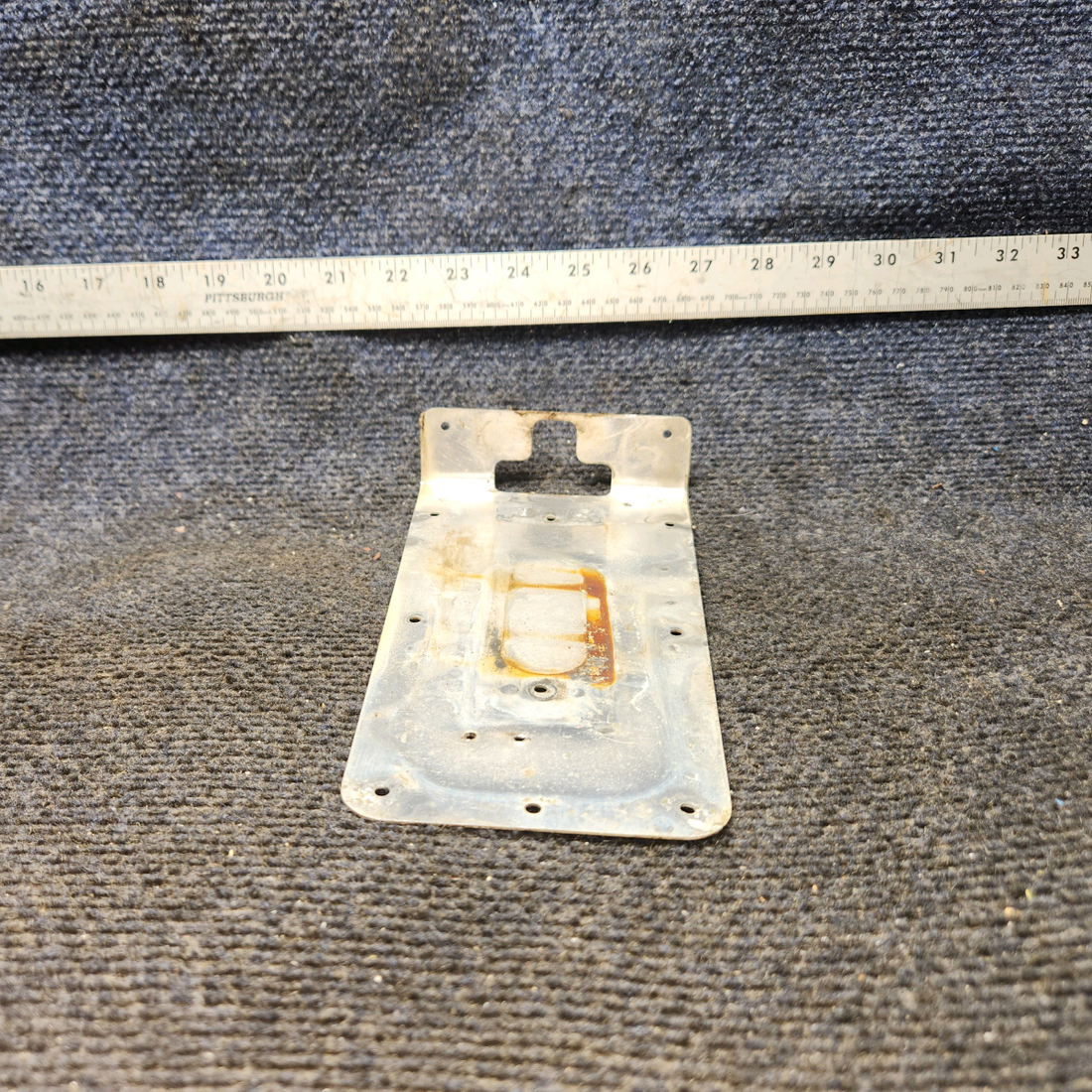 Used aircraft parts for sale, 63012-000 Piper PA28 Door Latch Trim Plate
