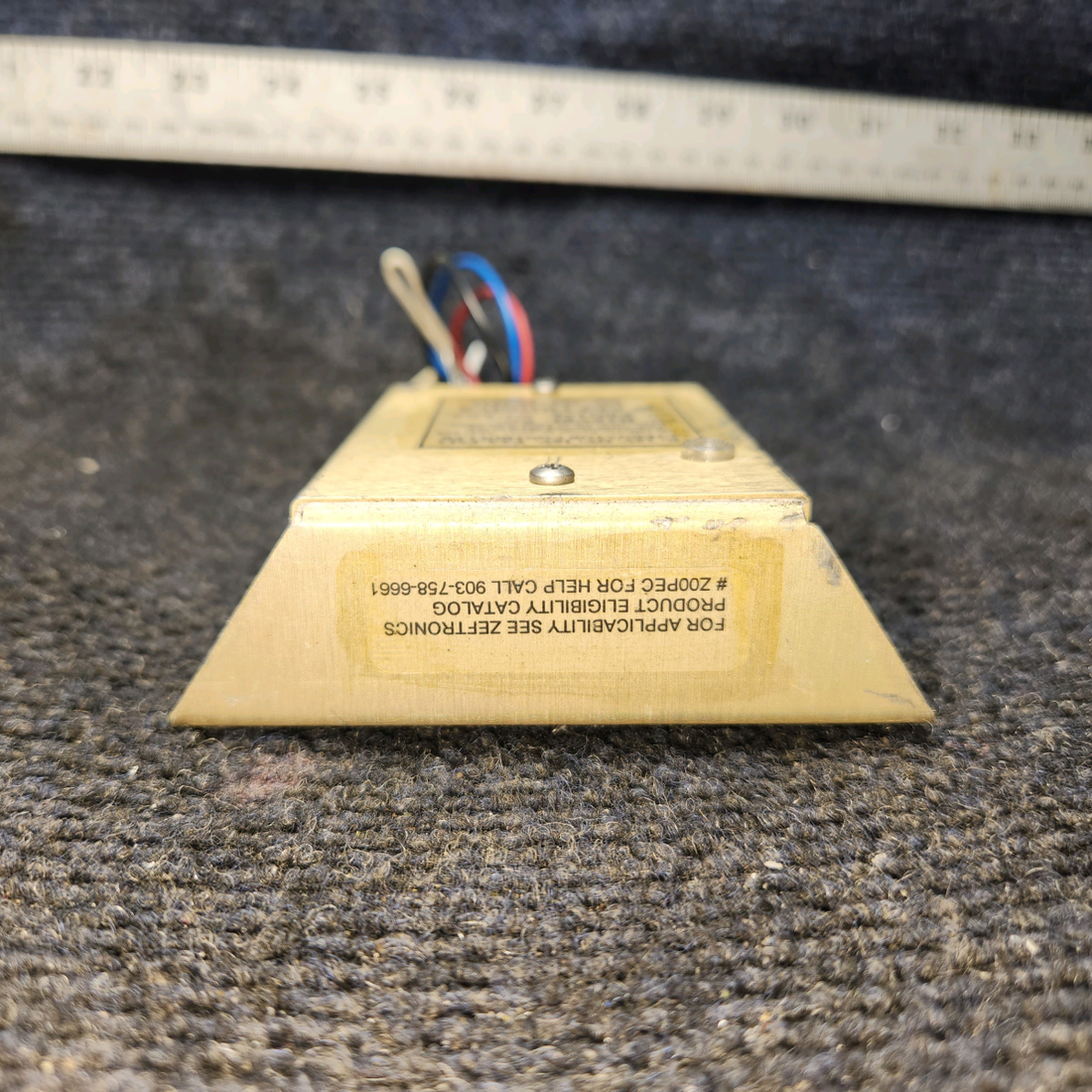 Used aircraft parts for sale, R15V0L Zeftronics Piper PA28-161 Alternator Controller Unit (Volts: 14)