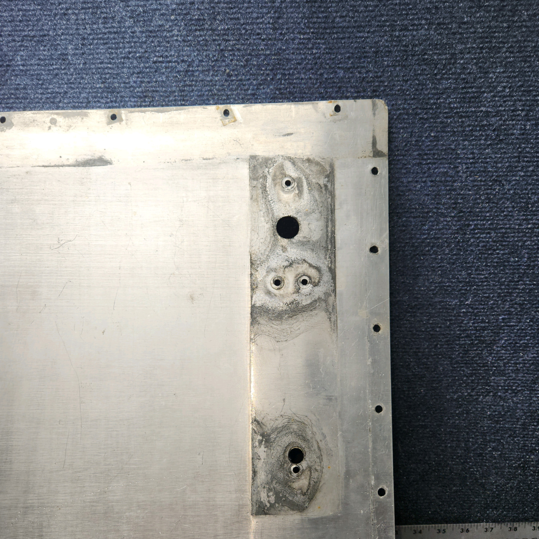 Used aircraft parts for sale, 310124-501 Mooney M20J REMOVABLE FAIRING (BELLY PAN, LARGE) "ANTENNA HOLE"