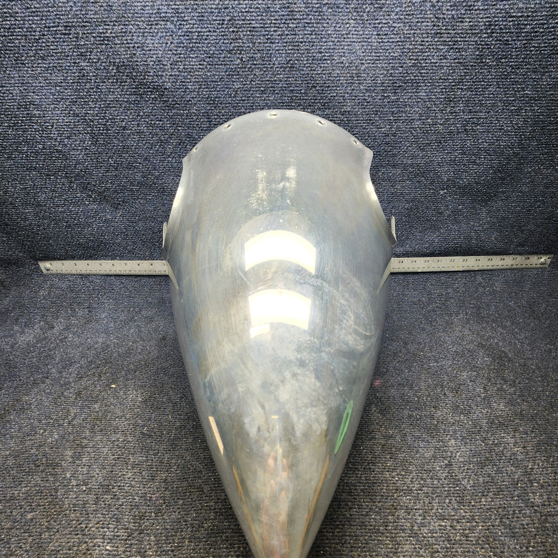 Used aircraft parts for sale, C3532-5P Beechcraft F33A HARTZELL 3 BLADE SIMITAR SPINNER DOME (60 HRS SINCE NEW)