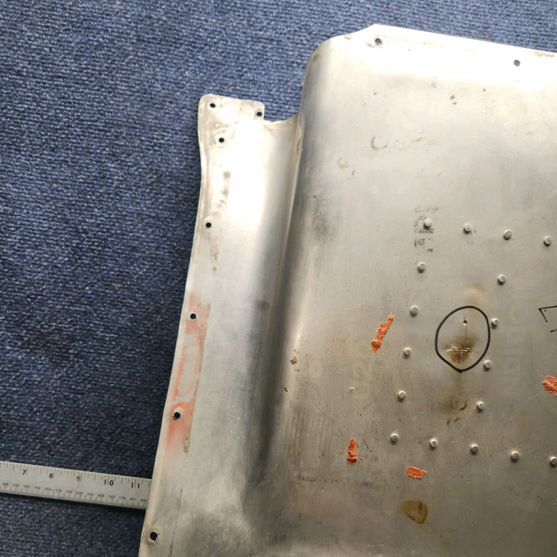 Used aircraft parts for sale, 96‑980001‑9 BEECHCRAFT 95-55B Exhaust Heat Shield - LH