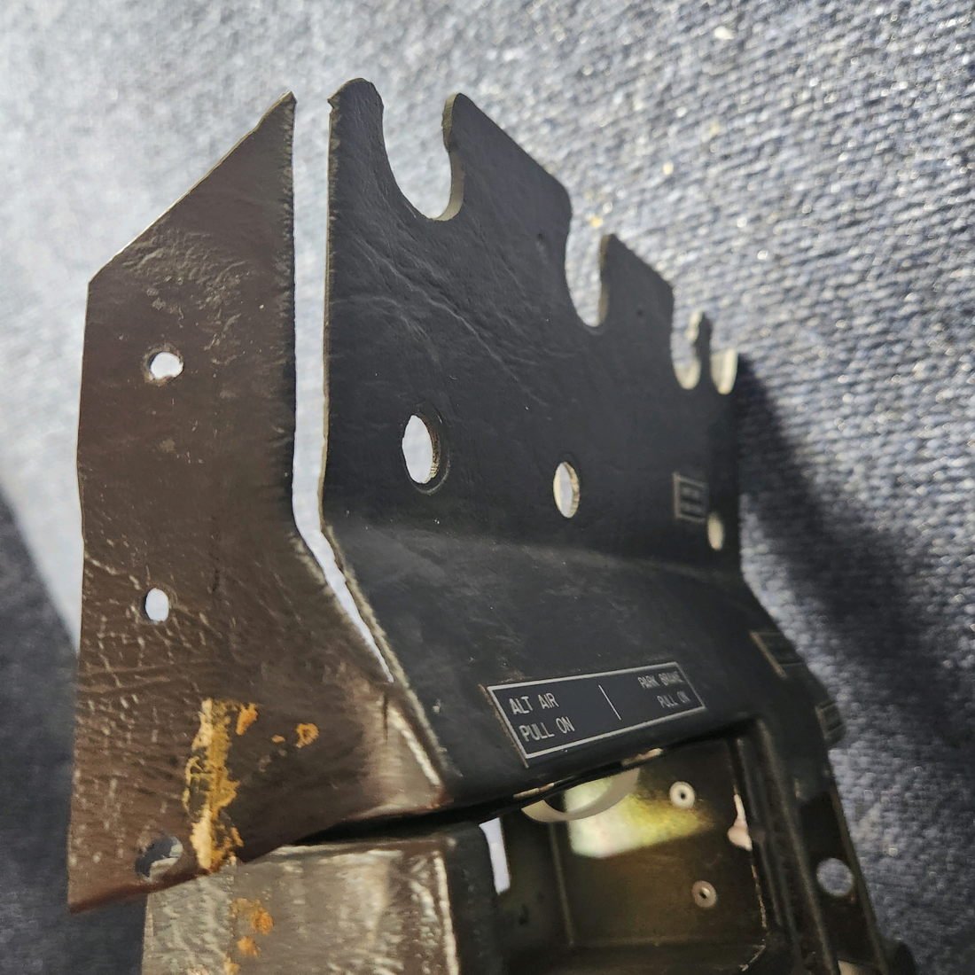 Used aircraft parts for sale, 340288-015 Mooney M20K CENTER CONSOLE PLASTIC COVER-SEE PHOTOS FOR DETAILS