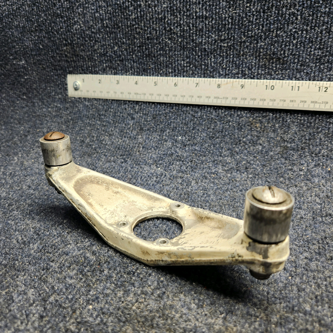 Used aircraft parts for sale, 44386-003 Piper PA32RT-300 ARM ASSEMBLY NOSE WHEEL STEERING