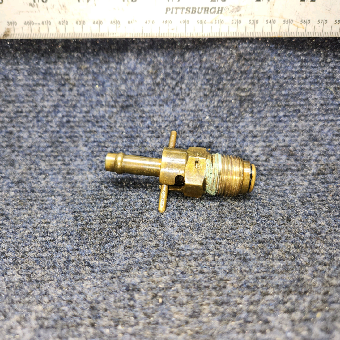 Used aircraft parts for sale, CCB-37000 CESSNA 172K CURTIS HOSE VALVE ASSEMBLY OIL DRAIN