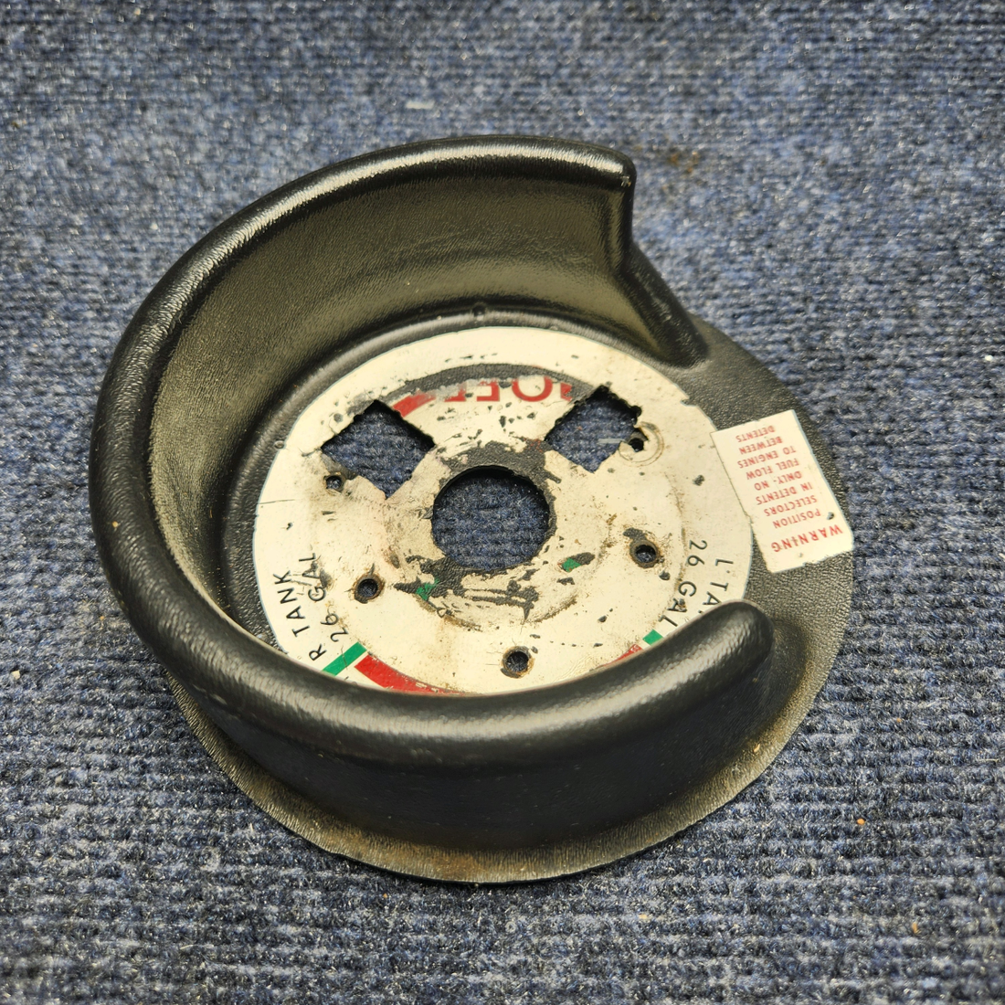 Used aircraft parts for sale, 169-920000-169 Beechcraft C23 SUNDOWNER FUEL SELECTOR GUARD 'SEE PHOTOS FOR DETAILS"