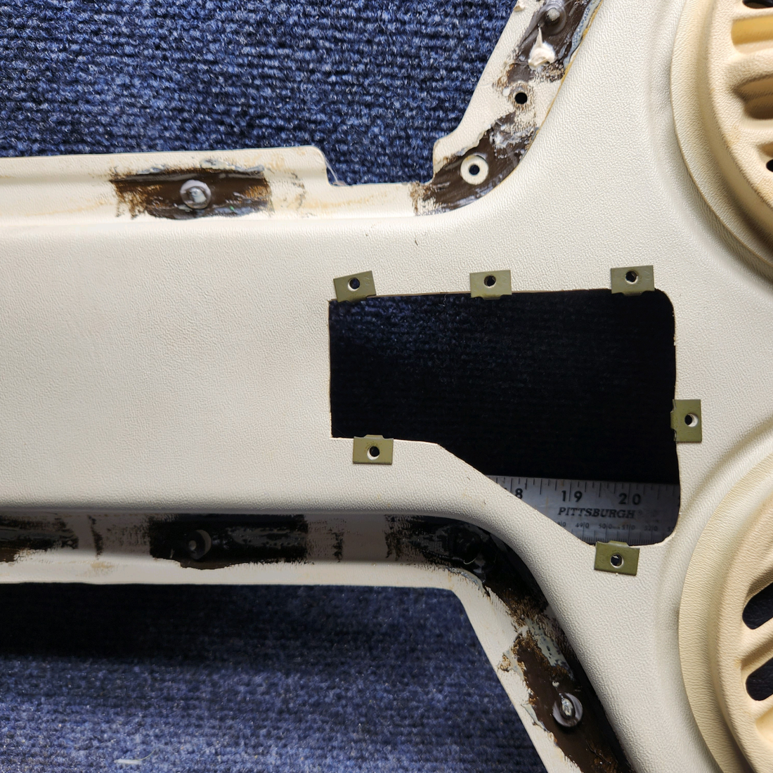 Used aircraft parts for sale, 640177-11 Mooney M20J OVERHEAT VENTILATION FRONT W DEFLECTORS.