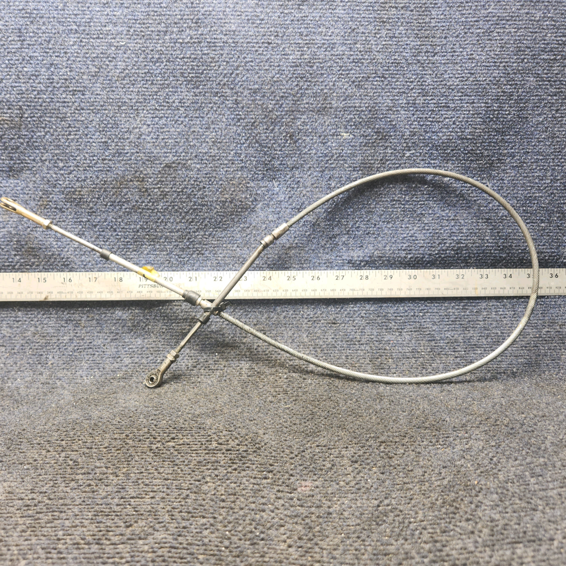 Used aircraft parts for sale, 455-352 Piper PA28-161 Mixture Control Cable - Length: 44"