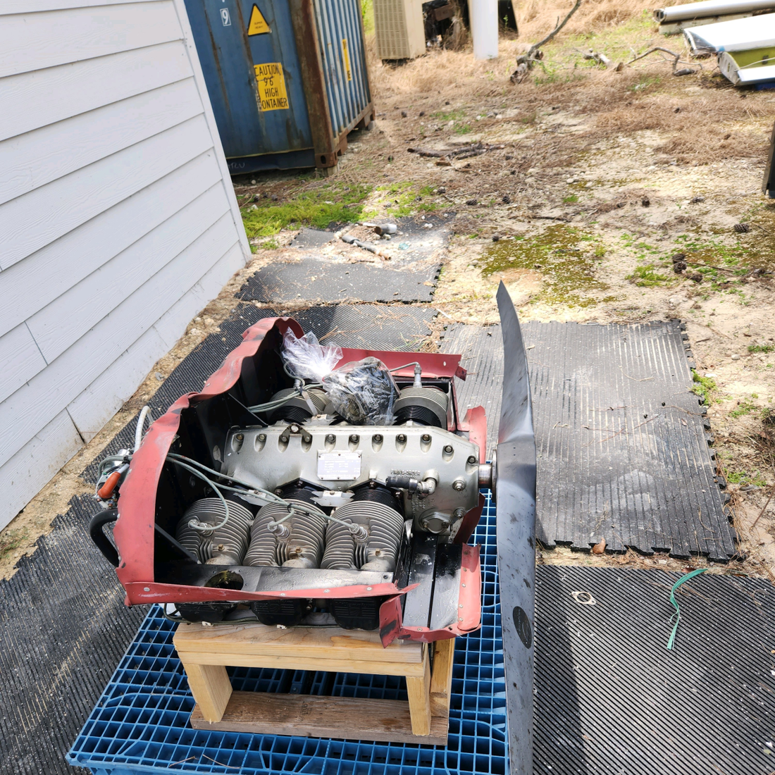 Used aircraft parts for sale, O-300-D Continental O-300-D Cessna 172E Aircraft Engine "Light Prop-Strike"
