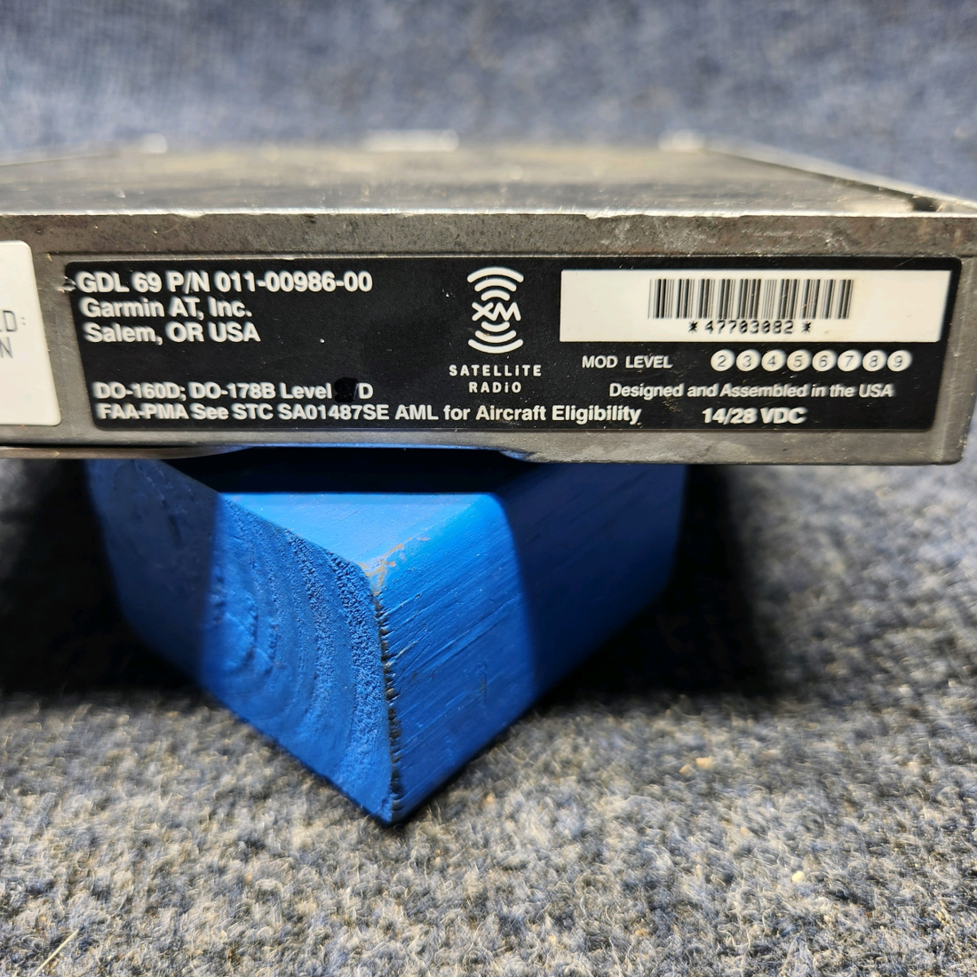 Used aircraft parts for sale, 011-00986-00 PIPIR PA32RT-300 GARMIN GDL 69 XM WEATHER RECEIVER