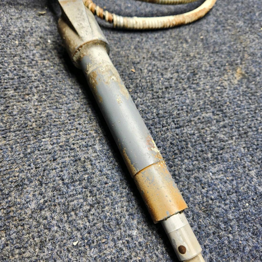 Used aircraft parts for sale, 35-521212 W/ 35-521212-10 BEECHCRAFT F35 FLAP ACTUATOR HOUSING W/ PISTON RH AND CABLE.