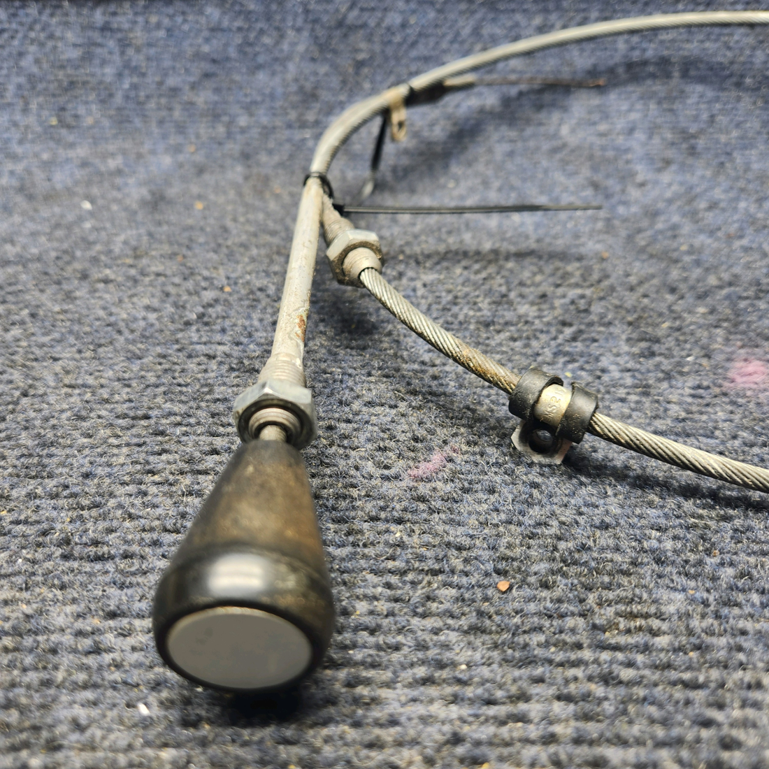 Used aircraft parts for sale, 640258-007 Mooney M20K CABIN HEAT CONTROL CABLE (LENGTH: 47")