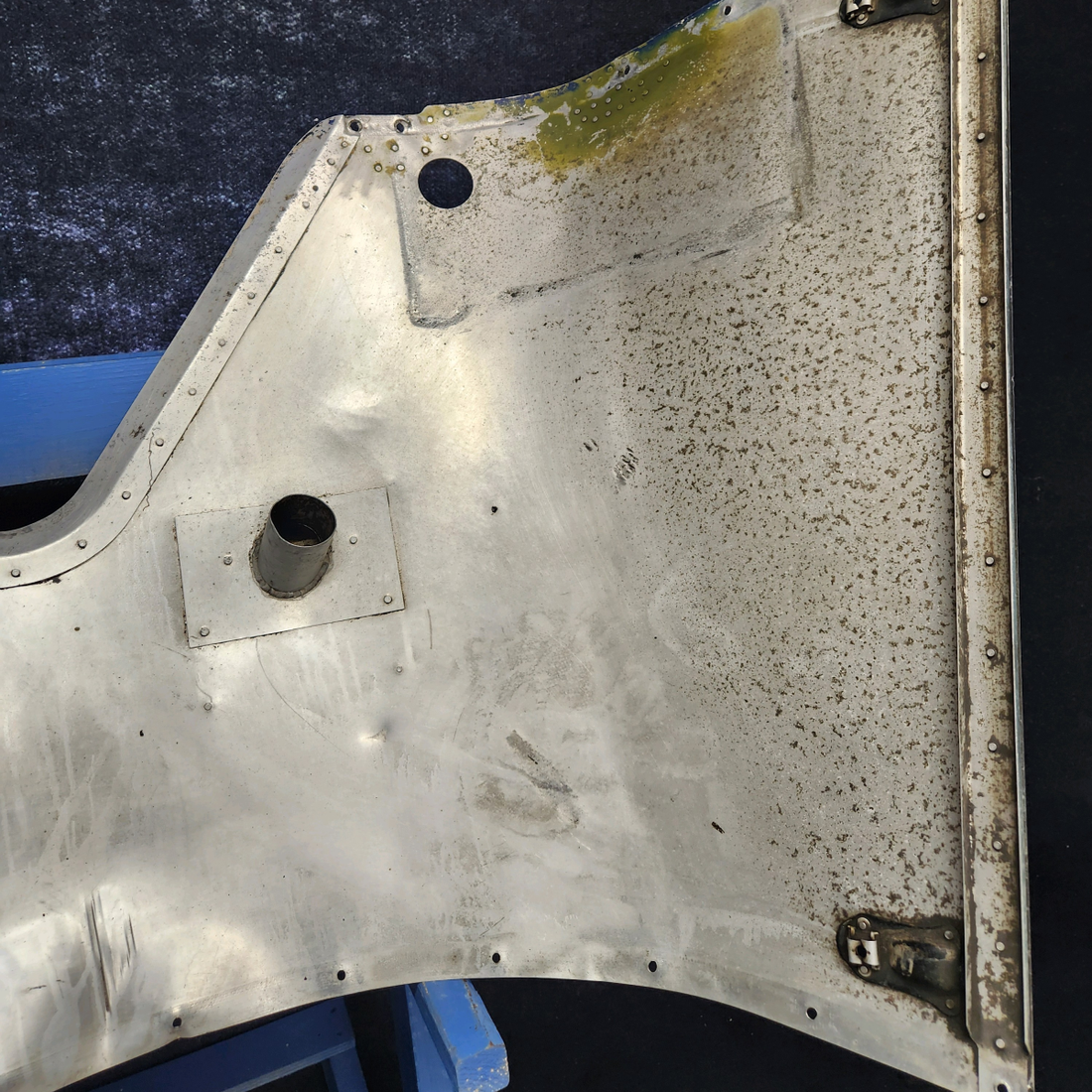 Used aircraft parts for sale, 62217-000 PIPER PA28-140 COMPLETE ENGINE BOTTOM COWL ASSY