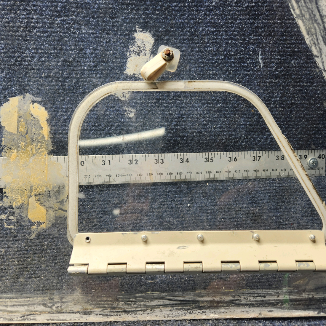 Used aircraft parts for sale, 65826-005 Piper PA28-161 Window Front Left Assembly with Storm Window