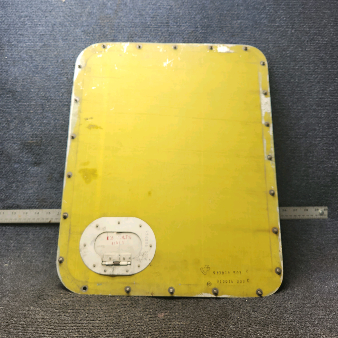 Used aircraft parts for sale, 913014-501 Mooney M20J Access Door Cover Assembly with Power Receptacle Access