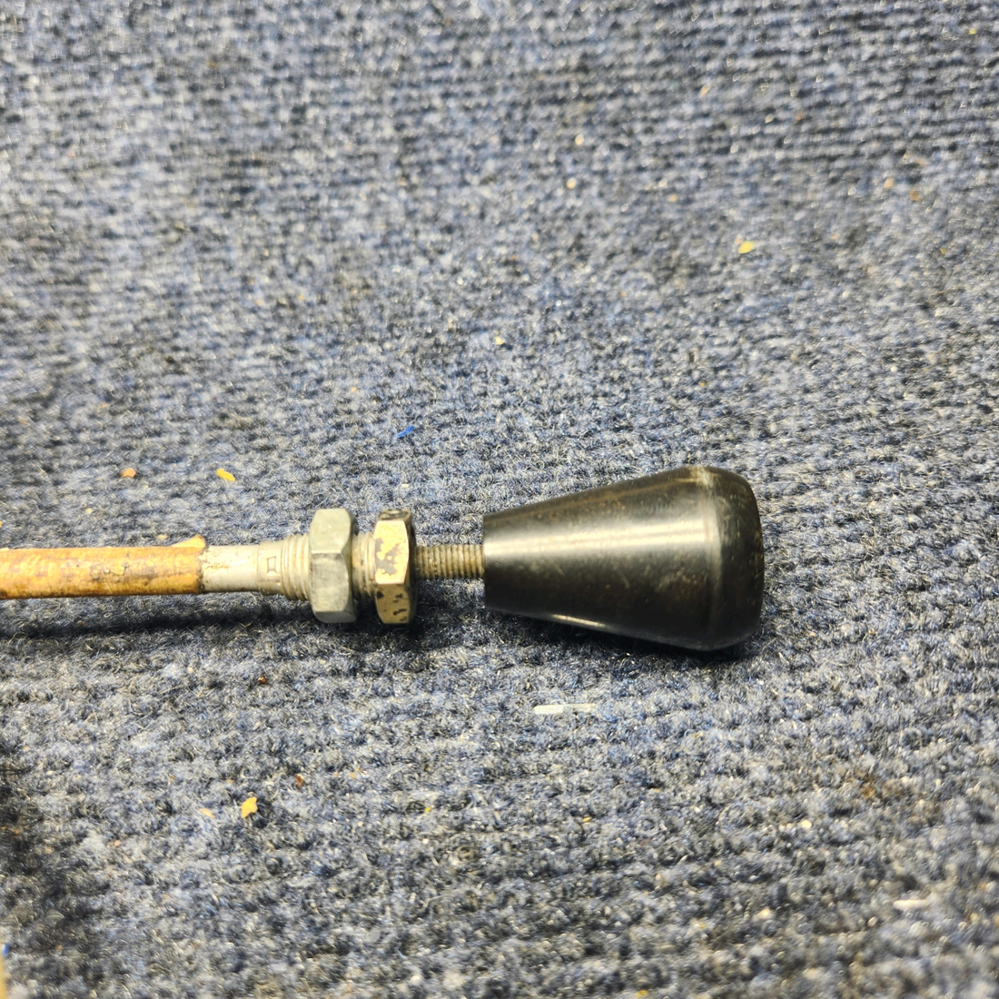 Used aircraft parts for sale, 640257-009 Mooney M20K AIR VENT CONTROL CABLE ASSEMBLY (LENGTH: 35.75”)