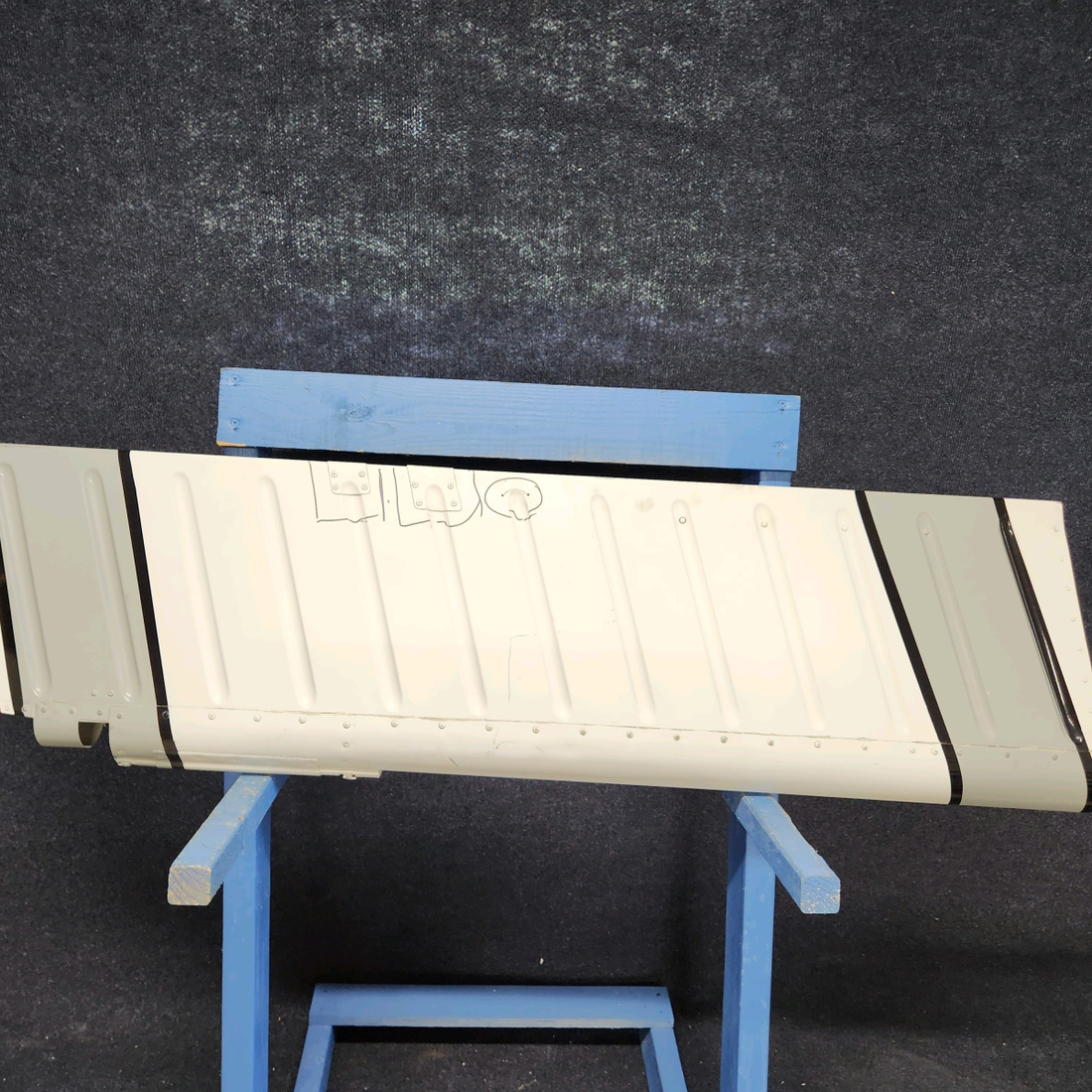 Used aircraft parts for sale, 78981-023 Piper PA32RT-300 RUDDER ASSEMBLY HAS REPAIR AND STOP DRILL-SEE PHOTOS