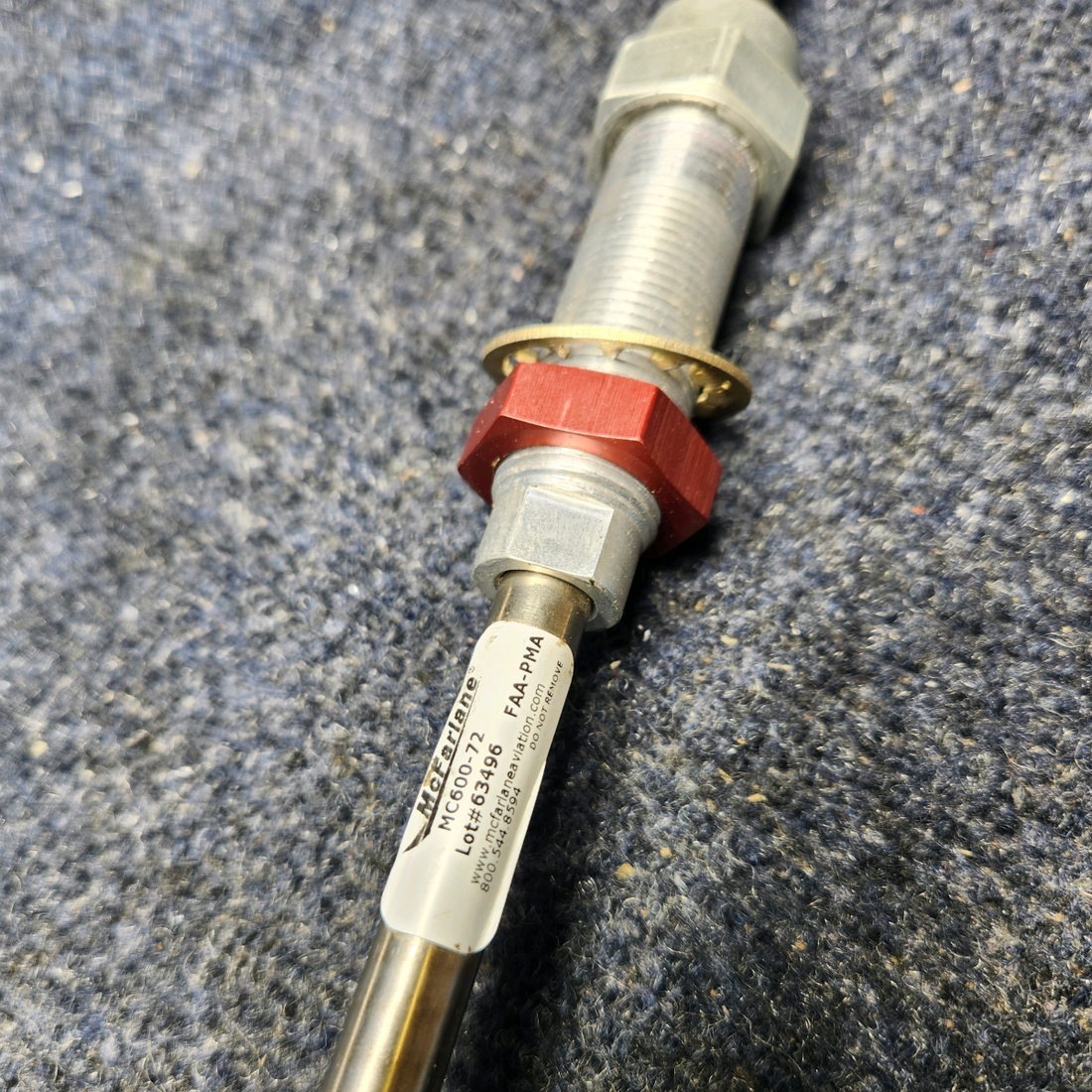 Used aircraft parts for sale, MC600-72 PIPER PA28-140 UNIVERSAL SOLID WIRE VERNIER MIXTURE CONTROL