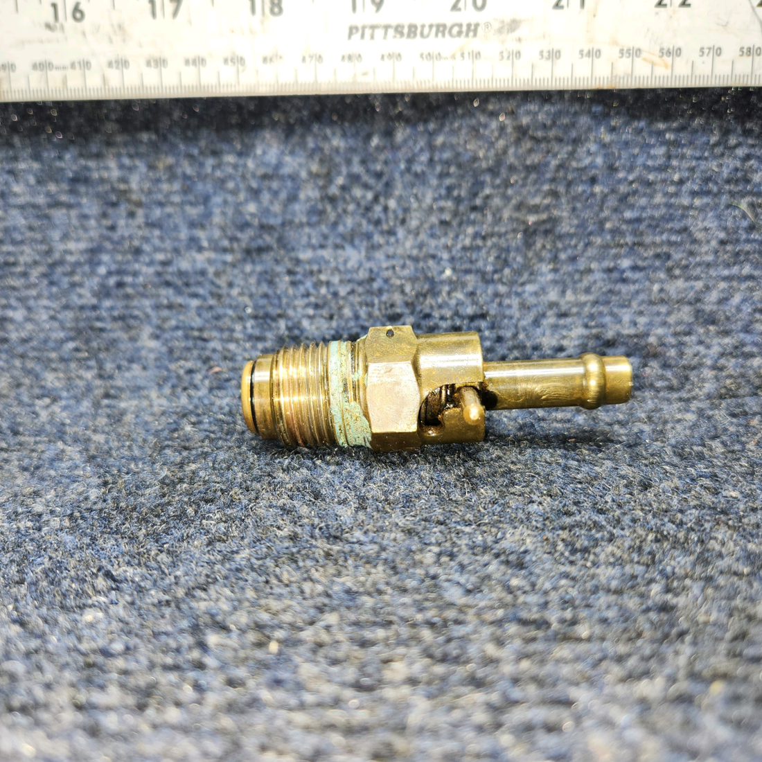 Used aircraft parts for sale, CCB-37000 CESSNA 172K CURTIS HOSE VALVE ASSEMBLY OIL DRAIN