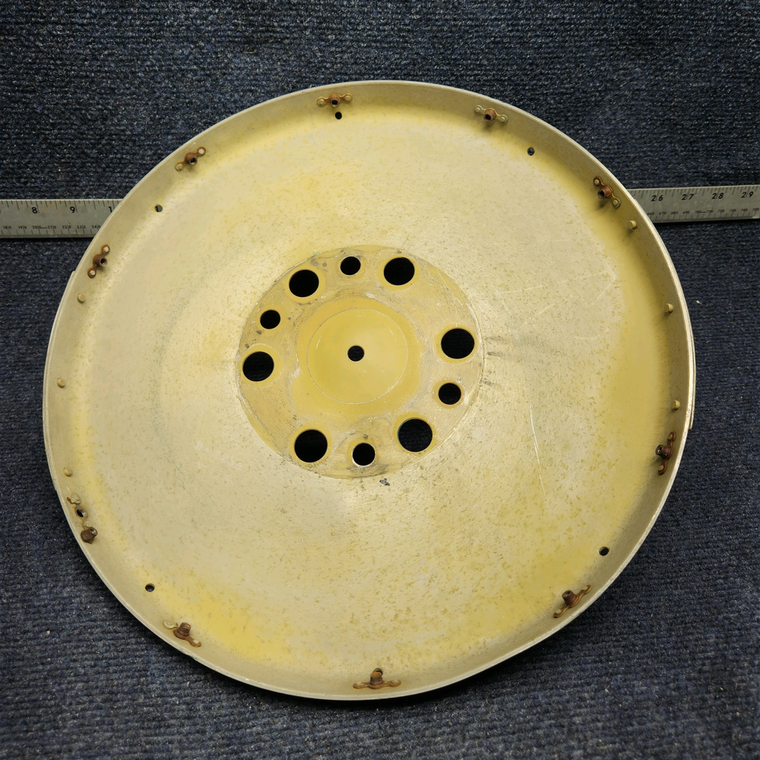 Used aircraft parts for sale, D4254 Beechcraft C23 SUNDOWNER AFT SPINNER BULKHEAD ASSEMBLY