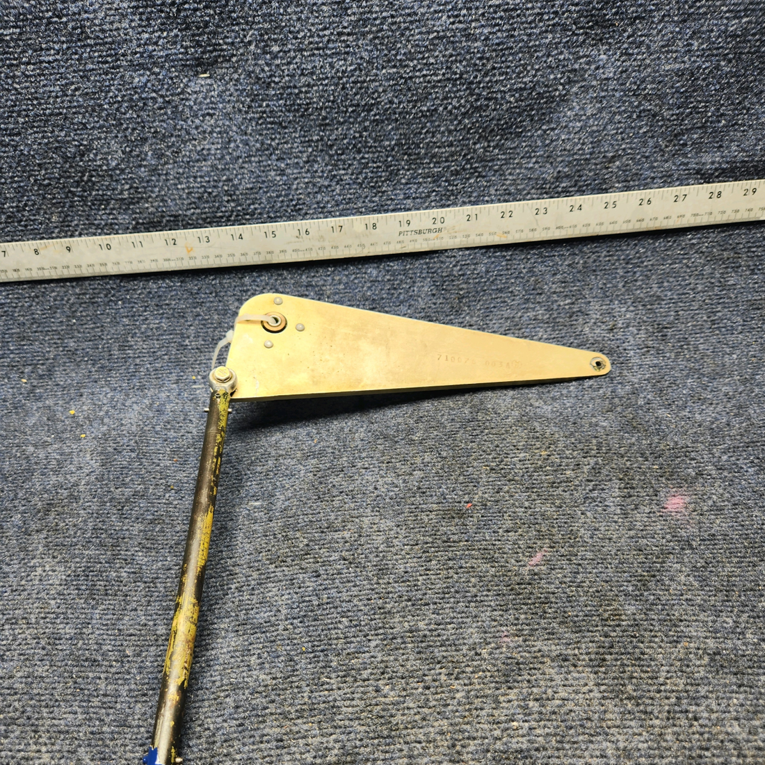 Used aircraft parts for sale, 710076-003 Mooney M20K CRANK & TUBE CONTROL ELEVATOR CONTROL